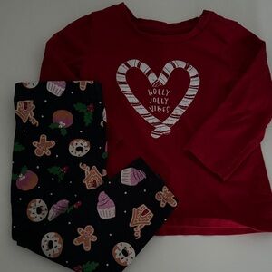 George Christmas Matching Set donuts gingerbread house